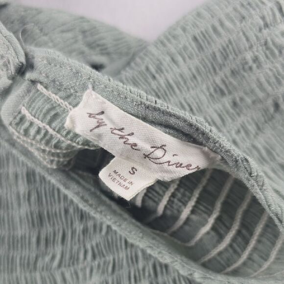 Anthropologie By The River Sage Smocked Tiered Midi Dress Small - Picture 3 of 8